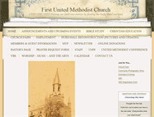 Tablet Screenshot of firstumcrochester.org